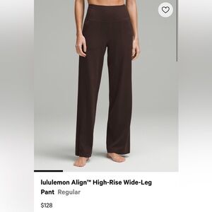 lululemon womens Align High-Rise Wide-Leg Pant *Regular